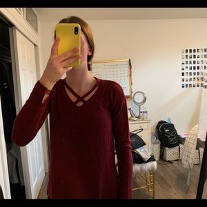 Maroon Sweater